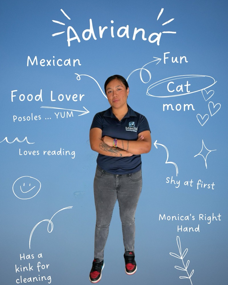 Adriana, from the Maciel Cleaning Solutions team
